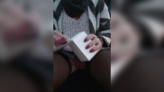 my new sex toy arrived, couldn´t wait, had to test it on the way home into my vehicle on a dirt