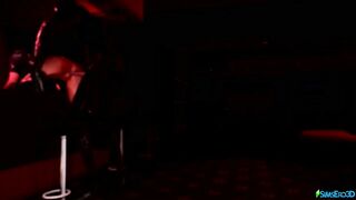 Alien Inseminated two Females into a Bar (3D Cartoon)