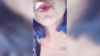 babe Smoker Spit Play Big Titted Pop out on Live Stream