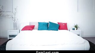 Hot Housewife Caught Fucking Her Young Stepson
