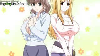 Animated Young cunt with mouth With Biggest Melons Fucks Her Friend