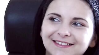 Dark Haired 19 yo year mature suck an old dude's penis