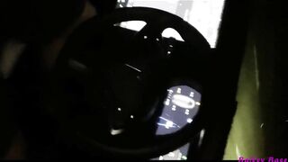Slim teenie Bailey Base Fucking Tinder Date in Tesla Car while Driving