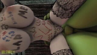 (SFM) SHREK FUCK ELSA AND ANNA FROM FROZEN PART 2