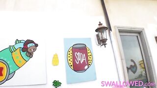 SWALLOWED Sera Ryder's impressive oral sex talent