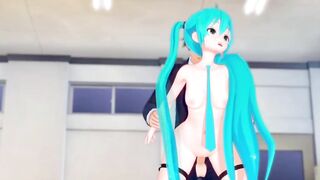 Schoolgirl Miku Loves Cock {コイカツ!/3d Hentai}