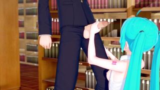 Schoolgirl Miku Loves Cock {コイカツ!/3d Hentai}