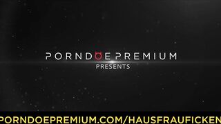 HAUSFRAU FICKEN - Amateur German older lady fucks young penis