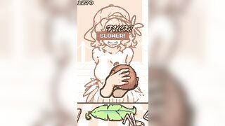CocoNut Shake [Pixel Animated game] Big breast milking on the beach