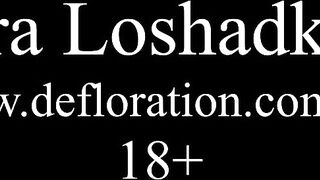 Big boobies virgin dark hair goddess Lora Loshadkina orgasming