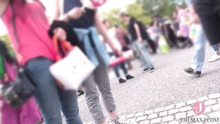 Beauty Japanese companion girls moan uncontrollably while getting their pink