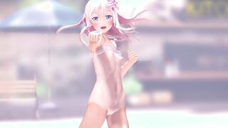 mmd r18 Come to DBT with Ro-chan 3d anime Hot lady