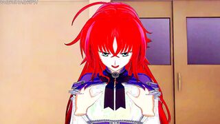 RIAS GREMORY FROM HIGH SCHOOL DXD RIDE YOUR PENIS - UNCENSORED CARTOON