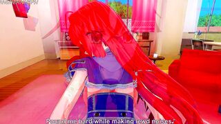 RIAS GREMORY FROM HIGH SCHOOL DXD RIDE YOUR PENIS - UNCENSORED CARTOON