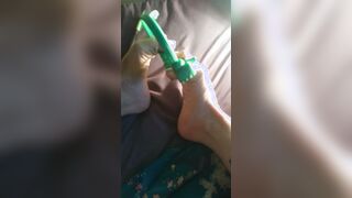 Toe dexterity, see huge, graceful foot pick up objects and tease soles