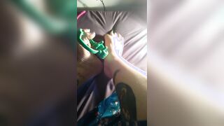 Toe dexterity, see huge, graceful foot pick up objects and tease soles