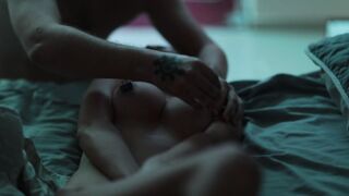 Diana experiencing very extreme pain with clips on her nipples