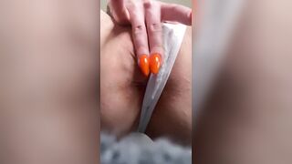 soak masturbation and fingered into white lingerie