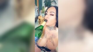 Home alone rides my biggest sex toy