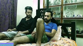 punjab Hottie Cougar aunty fucking with 2 brother !! Nokrani