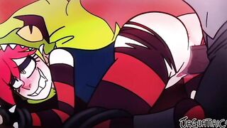 Villainous Animated African Hat eating Demencia