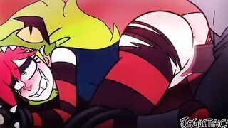 Villainous Animated African Hat eating Demencia