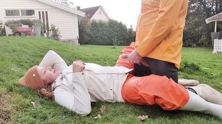 Sex and squirt on wifey's rainwear