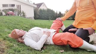 Sex and squirt on wifey's rainwear