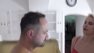 Spitting inside vacuum cube!