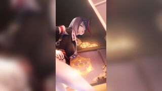 【MMD R-teenie SEX DANCE】INTENSE BEAUTY FUCKING ROUGH SEX LONG CUTIE BUTT 甘いお尻 [MMD]