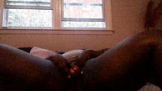 Nubian Tha beauty VS Tha Rosebud and Tha Rosebud made her cum rough