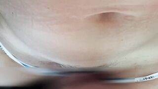 Barely pulled out cock into time into a passionate vehicle boned