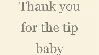 Thank you for the $10 tip on FanCentro baby. I'm so glad you love my bushy cunt. I love her