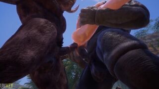 Monsters with Horse Cocks Nailed big titted blonde | Long Dick