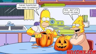 Halloween night with sex - The Simptoons