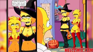 Halloween night with sex - The Simptoons
