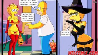 Halloween night with sex - The Simptoons