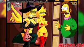 Halloween night with sex - The Simptoons