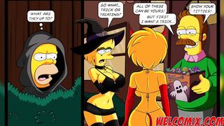 Halloween night with sex - The Simptoons