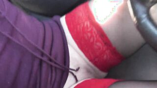 Frina vehicle has broken auto navigator. Beauty blonde milf mom