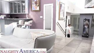 Sexual America - Huge tit blonde mom Ryan Keely shows