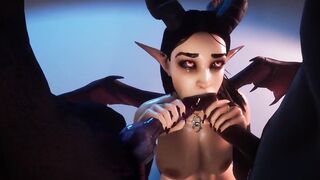 Succub seduced Werewolf and Boy | Huge Dick monster |