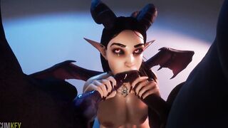 Succub seduced Werewolf and Boy | Huge Dick monster |