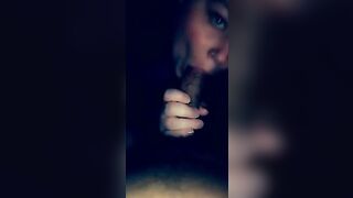 Stunning MILF blows a huge dick