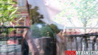 Euro milf into Tight Jeans Treats Stephson with Anal