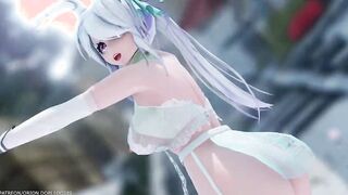 【MMD R-19 year old SEX DANCE】HOT YUMMY BOOTY WHITE SWEET SATISFACTION 甘いお尻 [MMD]