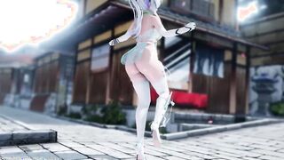 【MMD R-19 year old SEX DANCE】HOT YUMMY BOOTY WHITE SWEET SATISFACTION 甘いお尻 [MMD]