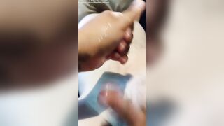 Fem Dom makes her little bimbo cum rough, then makes him beg her to stop