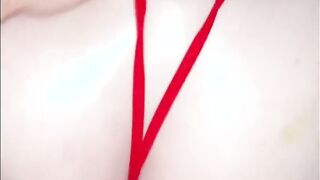 19 Yo squirts then gets cummed into underwear