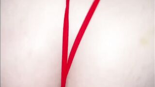 19 Yo squirts then gets cummed into underwear